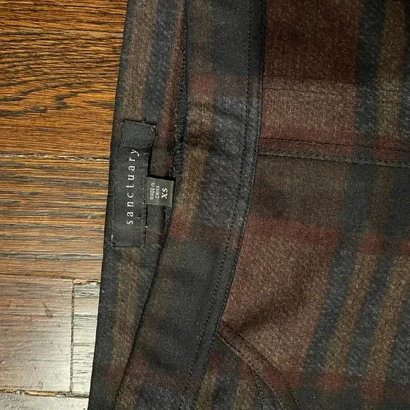 Sanctuary Runway / Anthropologie plaid stretch pants - Picture 4 of 6